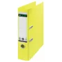 Leitz 180° Recycle φάκελος αρχειοθέτησης με μοχλό, A4, στρογγυλός δακτύλιος, αποθήκευση, χαρτόνι, κίτρινο, κίτρινο