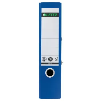 Leitz 180° Recycling φάκελος αρχειοθέτησης με μοχλό, A4, στρογγυλός δακτύλιος, αποθήκευση, χαρτόνι, μπλε, μπλε