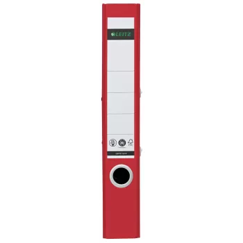 Leitz 180° Recycle φάκελος αρχειοθέτησης, A4, στρογγυλός δακτύλιος, αποθήκευση, χαρτόνι, κόκκινο, κόκκινο