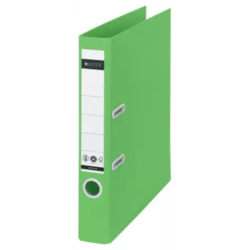 Leitz 180° Recycle φάκελος αρχειοθέτησης με μοχλό, A4, στρογγυλός δακτύλιος, αποθήκευση, χαρτόνι, πράσινο, πράσινο
