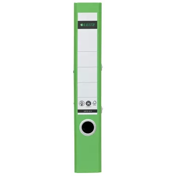Leitz 180° Recycle φάκελος αρχειοθέτησης με μοχλό, A4, στρογγυλός δακτύλιος, αποθήκευση, χαρτόνι, πράσινο, πράσινο