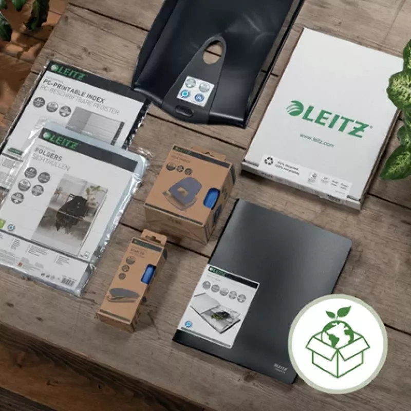Leitz Recycle δίσκος εγγράφων, πλαστικό, μαύρο, A4+, A4, A4+, 1 συρτάρι, 255 x 70 x 357 mm