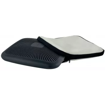 Leitz Ergo Active Wobble Cushion με υφασμάτινη επένδυση, μαξιλάρι καθίσματος, universal, γκρι, τετράγωνο, 150 kg, μονόχρωμο
