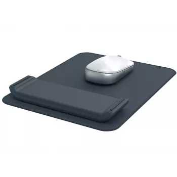 Leitz Ergo mouse pad με ρυθμιζόμενο στήριγμα καρπού, γκρι, 200 mm, 260 mm, 450 g, 1 τεμ.