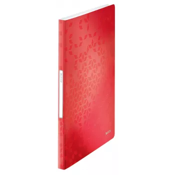 Leitz Display Book WOW PP 40 θήκες, κόκκινο, πολυπροπυλένιο (PP), 40 θήκες, A4, 231 mm, 16 mm