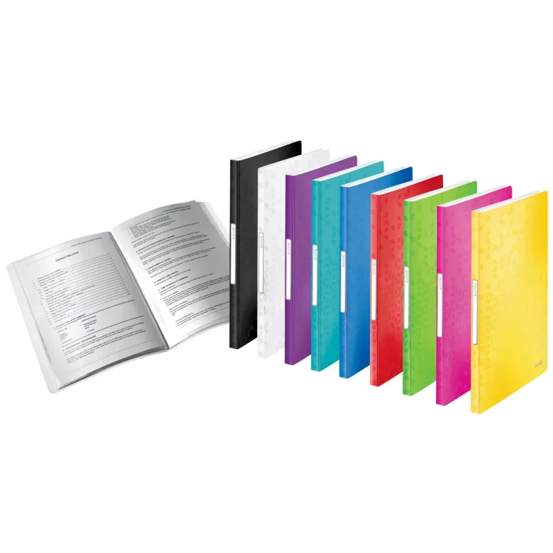 Leitz Display Book WOW PP 40 θήκες, κόκκινο, πολυπροπυλένιο (PP), 40 θήκες, A4, 231 mm, 16 mm