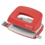 Leitz NeXXt Recycle Mini Διακορευτής, 10 φύλλα, Κόκκινο, Πλαστικό, 8 cm, 5,5 mm, A4, A5, A6, Folio, US-Quart, 8 x 8 x 8 cm