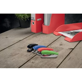 Leitz NeXXt Recycle Mini συρραπτικό, 10 φύλλα, Κόκκινο, Τυπικό κλείσιμο, Πλαστικό, 80 g/m², 3,5 cm
