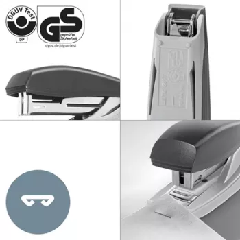 Leitz NeXXt Recycle Mini συρραπτικό, 10 φύλλα, Πράσινο, Τυπικό κλείσιμο, Πλαστικό, 80 g/m², 3,5 cm