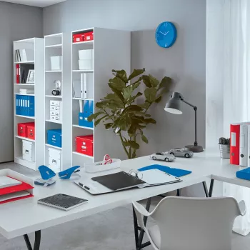 Leitz NeXXt WOW Μεταλλικό Mini συρραπτικό, 10 φύλλα, Κόκκινο, Μέταλλο, Πλαστικό, 80 g/m², 3,5 cm, Top