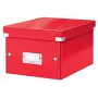 Leitz Click & Store WOW Μικρό κουτί αποθήκευσης, Κουτί αποθήκευσης, Κόκκινο, Ορθογώνιο, Χαρτόνι, Μονόχρωμο, Εσωτερικός χώρος