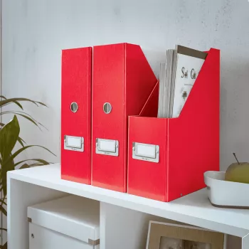 Leitz Click & Store WOW Zeitschriftensammler, Κόκκινο, Χαρτόνι, 103 mm, 253 mm, 330 mm, 95 x 245 x 310 mm