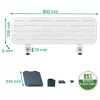 Leitz Ergo Pegboard Οργανωτής γραφείου με βάση laptop, 80x25 cm
