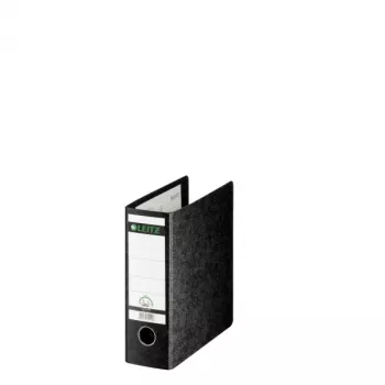 Leitz Cardboard-Ντοσιέ με κρίκους A5 Μαύρο