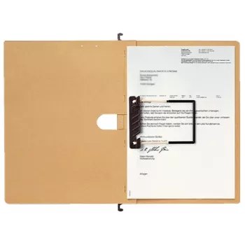 Leitz Alpha κρεμαστός φάκελος χαρτόνι, πολυπροπυλένιο (PP) A4 καφέ