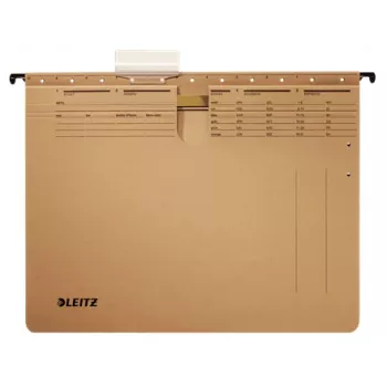 Leitz Alpha κρεμαστός φάκελος χαρτόνι, πολυπροπυλένιο (PP) A4 καφέ