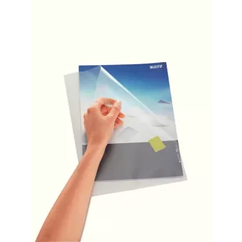 LEITZ Διαφανείς θήκες Standard, A4, PP, ανάγλυφες, 0,13 mm, ανοιχτές πάνω και στο πλάι, κατάλληλες για αρχεία (4000-00-03)