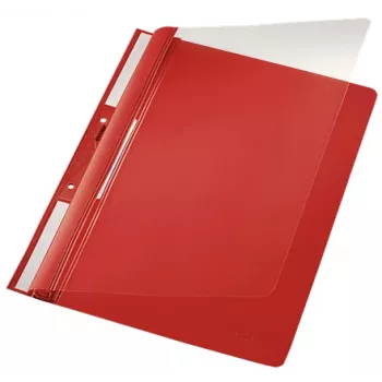 Leitz 41900025 Φάκελος αναφοράς PVC κόκκινο, διαφανές