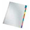 Leitz 43210000 Ευρετήριο με καρτέλες Λευκές καρτέλες χαρτόνι πολύχρωμο