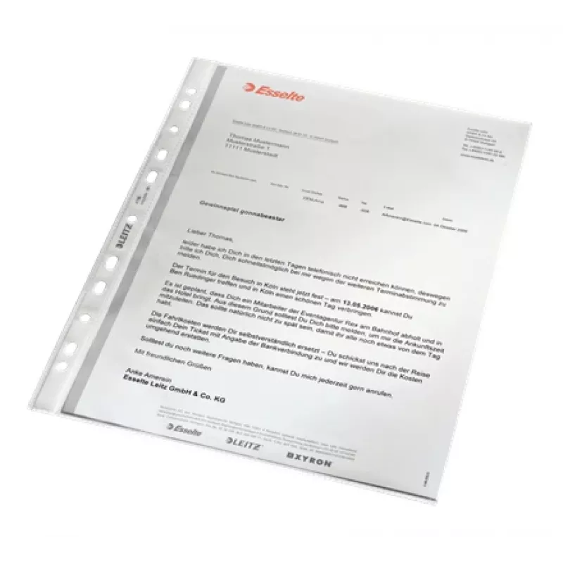 Leitz 47960000 Διαφανής θήκη 210 x 297 mm (A4) πολυπροπυλένιο (PP)