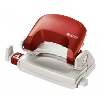 Leitz Διακορευτής 5058 NeXXt, 2 οπών 10 φύλλων, 10 φύλλων, κόκκινο, πλαστικό, 8 cm, 5,5 mm, A4