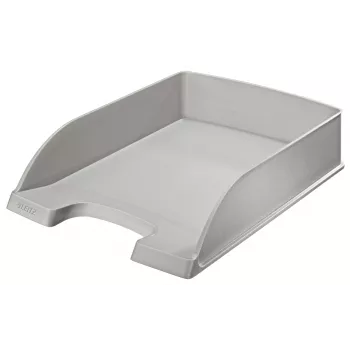 Leitz Plus Θήκη εγγράφων, τυπική, πολυστυρένιο, γκρι, 255 mm, 357 mm, 70 mm, 280 g