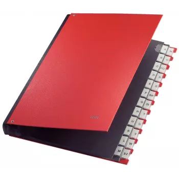 Leitz 59240025 Διαχωριστικά φύλλα, βιβλίο, κόκκινο χαρτόνι, πολυπροπυλένιο (PP) A4