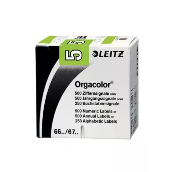 Leitz Orgacolor αυτοκόλλητη ετικέτα στρογγυλεμένο ορθογώνιο πράσινο