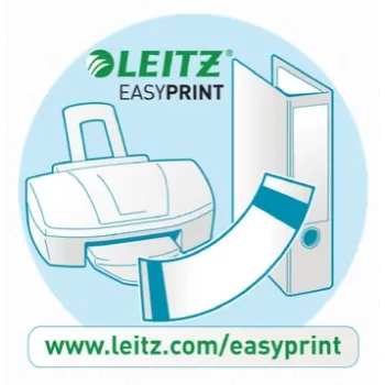 Leitz Εκτυπώσιμες από PC ετικέτες ράχης για στάνταρ ντοσιέ αρχείου