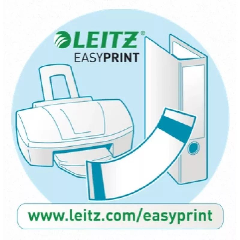 Leitz Εκτυπώσιμες από PC ετικέτες ράχης για στάνταρ ντοσιέ αρχείου