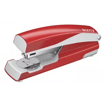Leitz NeXXt Συρραπτικό, 30 φύλλα, γκρι, κόκκινο, P3, μέταλλο, πλαστικό, 80 g/m², Πάνω