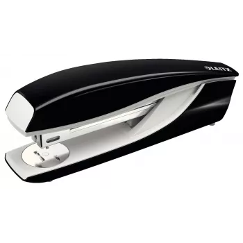 Leitz NeXXt Συρραπτικό 5504, 40 φύλλα, μεταλλικές γεμάτες λωρίδες, 40 φύλλα, μαύρο, 26/8, μέταλλο, πλαστικό, 80 g/m², τοποθέτηση από πάνω