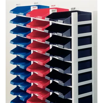 Leitz Ράφι εγγράφων Rack Plus 3 θέσεις, πλαστικό, μαύρο, A4, A4, 3 συρτάρια, επιστολές