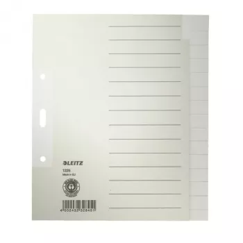 Leitz Ευρετήριο, A5, 170 mm, 200 mm, 1 τεμ. Leitz Ευρετήριο, A5. Πλάτος: 170 mm, Ύψος: 200 mm. Ποσότητα ανά συσκευασία: 1 τεμ.
