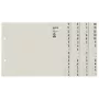 Leitz 13040085 Δείκτες ευρετηρίου Αλφαβητικοί δείκτες ευρετηρίου χαρτί γκρι