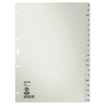 Leitz 43000085 Ευρετήριο με δείκτες Αλφαβητικό ευρετήριο με δείκτες γκρι