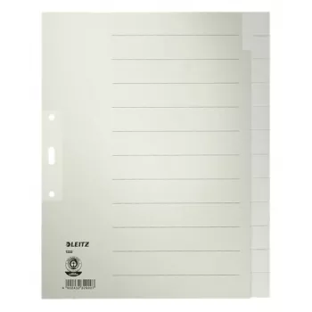 Leitz 12220085 Διαχωριστικά χαρτιού γκρι