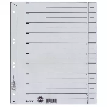 Leitz σελιδοδείκτες, γκρι, 240 mm, 300 mm Leitz σελιδοδείκτες, γκρι. Πλάτος: 240 mm, Ύψος: 300 mm