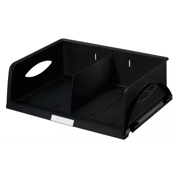 Leitz Tray Sorty Landscape Standard, πλαστικό, μαύρο, A4, 405 mm, 300 mm, 125 mm