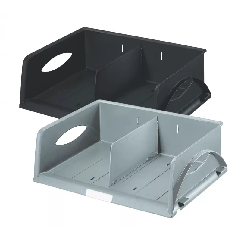 Leitz Tray Sorty Landscape Standard, πλαστικό, μαύρο, A4, 405 mm, 300 mm, 125 mm