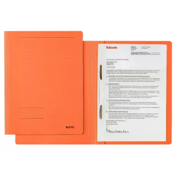 Leitz 30030045 Ντοσιέ Χαρτόνι, Πλαστικό Πορτοκαλί A4