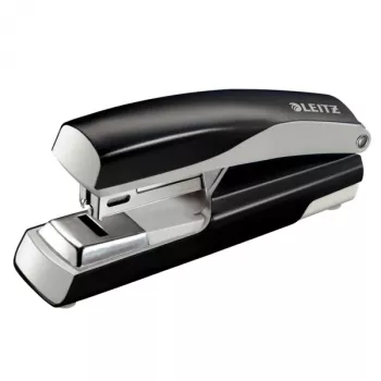 Leitz NeXXt Συρραπτικό 5505, 30 φύλλων επίπεδο κλείσιμο Μέταλλο, 30 φύλλων, Μαύρο, Ασημί, επίπεδο κλείσιμο, 26/6, Μέταλλο, Πλαστικό, 80 g/m²