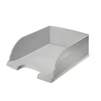 Leitz θήκη εγγράφων Plus Jumbo, πλαστικό, γκρι, A4, επιστολή, 255 x 357 x 103 mm, 380 g