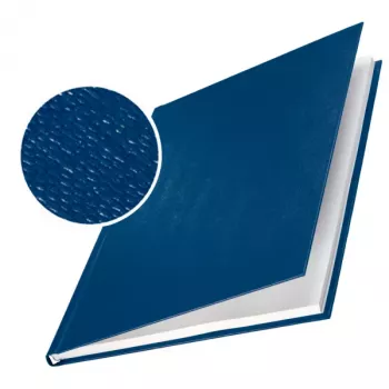 Leitz impressBIND εξώφυλλα σκληρό λινό 3,5 mm, A4, χαρτόνι, μπλε, 35 φύλλα, 3,5 mm, 216 mm