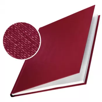 Leitz impressBIND εξώφυλλα σκληρό λινό 10,5 mm, A4, χαρτόνι, κόκκινο, 105 φύλλα, 1,05 cm, 216 mm