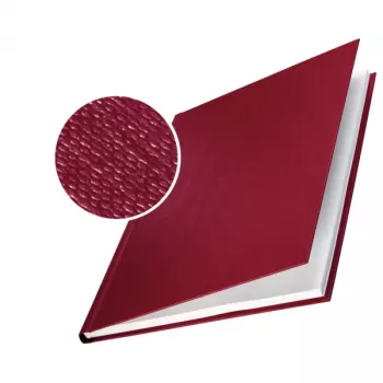 Leitz impressBIND εξώφυλλα σκληρό λινό 14,0 mm, A4, χαρτόνι, κόκκινο, 140 φύλλα, 216 mm, 302 mm