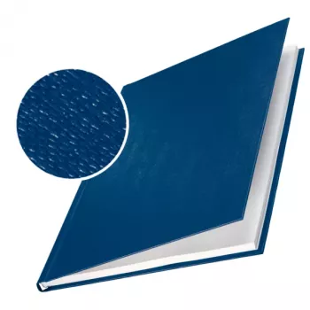Leitz impressBIND εξώφυλλα σκληρό λινό 24,5 mm, A4, χαρτόνι, μπλε, 245 φύλλα, 2,44 cm, 216 mm