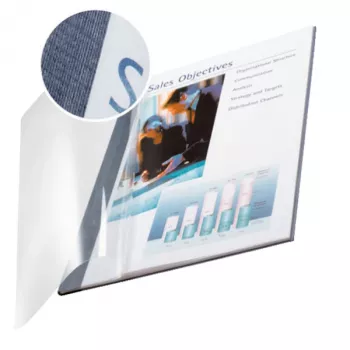 Leitz impressBIND κάλυμμα Soft 10,5 mm, A4, μπλε, 105 φύλλα, 1,05 cm, 214 mm, 302 mm