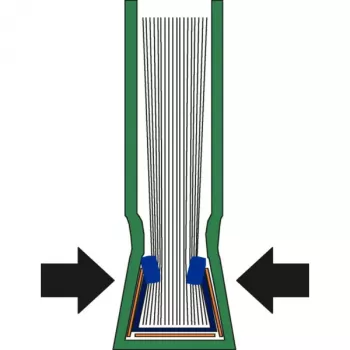 Leitz impressBIND κάλυμμα Soft 14,0 mm, A4, μπλε, 140 φύλλα, 214 mm, 302 mm, 18 mm
