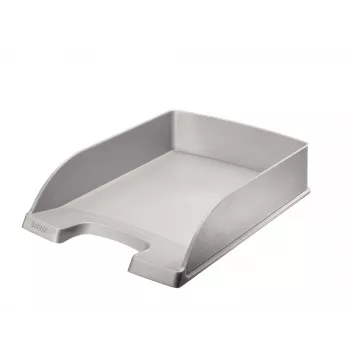 Leitz Plus καλάθι αλληλογραφίας πολυστυρένιο ασημί